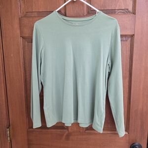 L.L. Bean Sage Green Crewneck Tee
